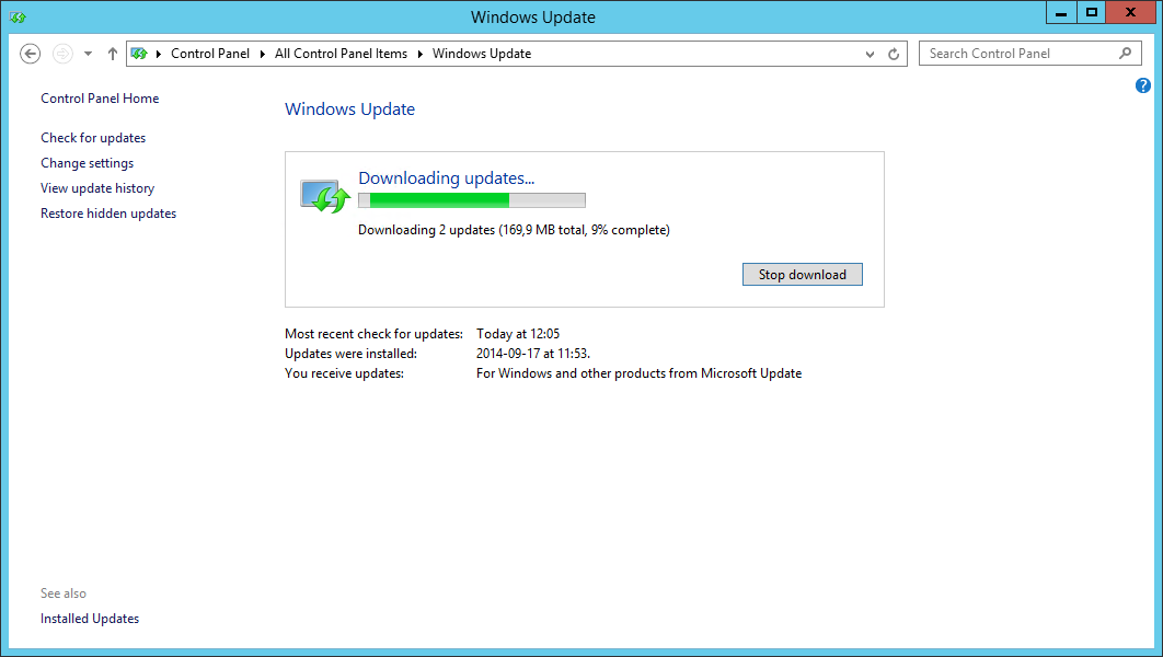 Event 122: Drivers from Windows Update blocked