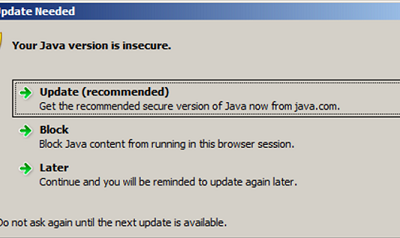 Uninstall all Java versions