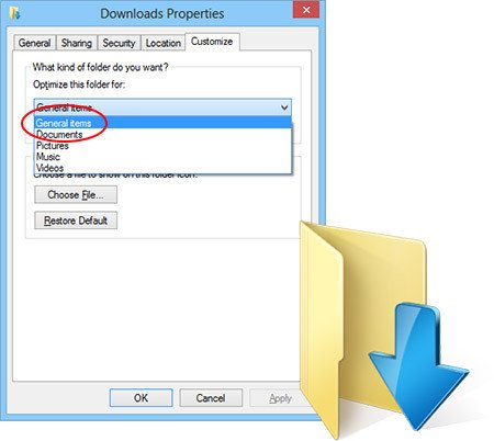 Fix for slow “Downloads” folder in Windows 10