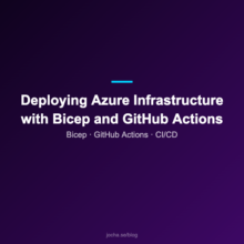 Deploying Azure Infrastructure with Bicep and GitHub Actions