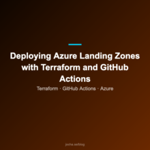 Deploying Azure Landing Zones with Terraform and GitHub Actions