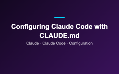 Configuring Claude Code with CLAUDE.md