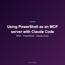 PowerShell MCP server with Claude Code