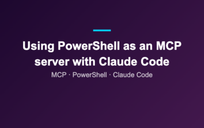 PowerShell MCP server with Claude Code